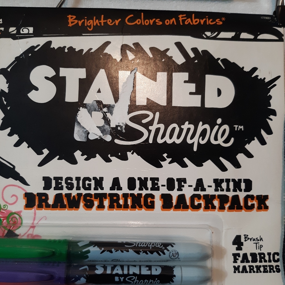 Stained by Sharpie Design Your Own Backpack Set - Picture 2 of 11